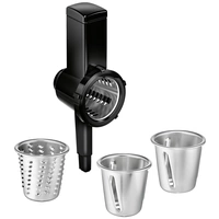 Bosch Haushalt MUZ9RV1 Käsereibe Schwarz, Edelstahl Bosch Haushalt MUZ9RV1 Käsereibe Schwarz, Edelstahl