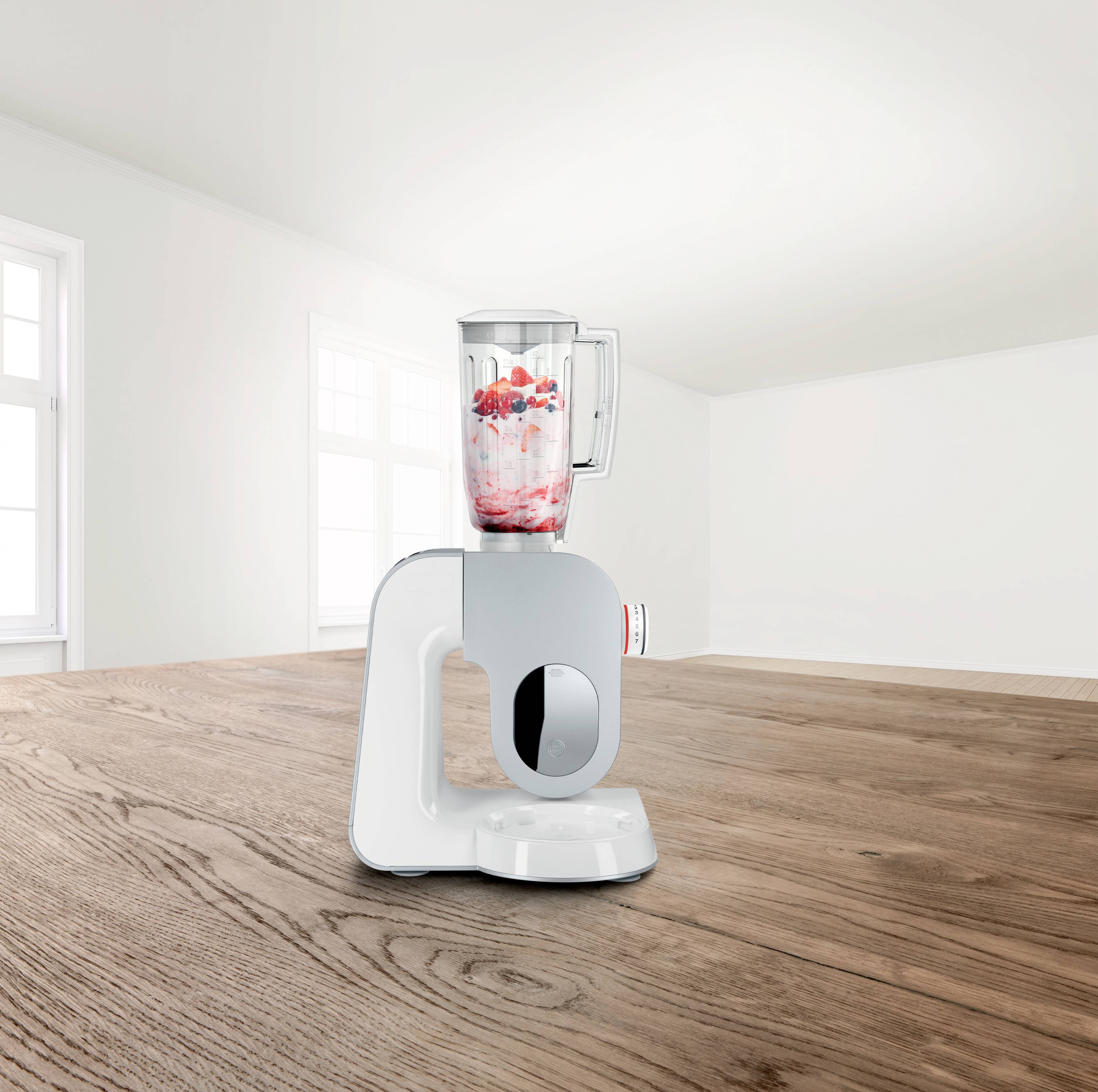 Bosch Haushalt MUZ5MX1 Mixer-Aufsatz Transparent, Weiß