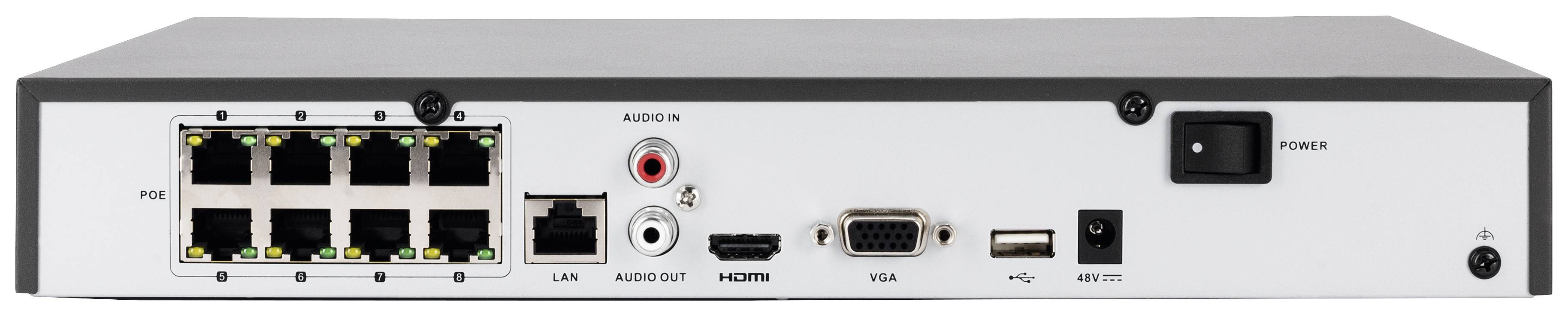 ABUS TVVR36801 Performance Line 8-Kanal Netzwerk-Videorecorder