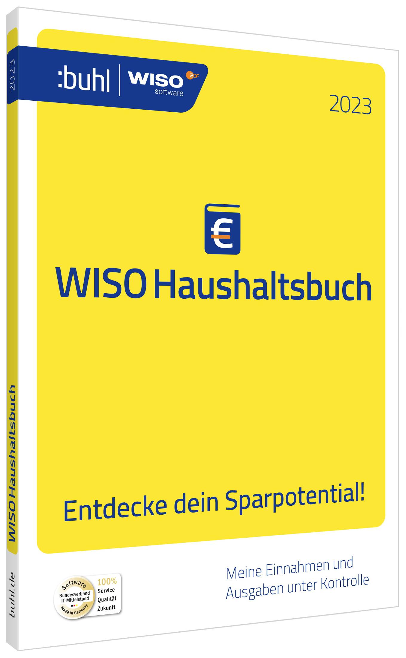 WISO Haushaltsbuch 2023 Vollversion, 1 Lizenz Windows Finanz-Software