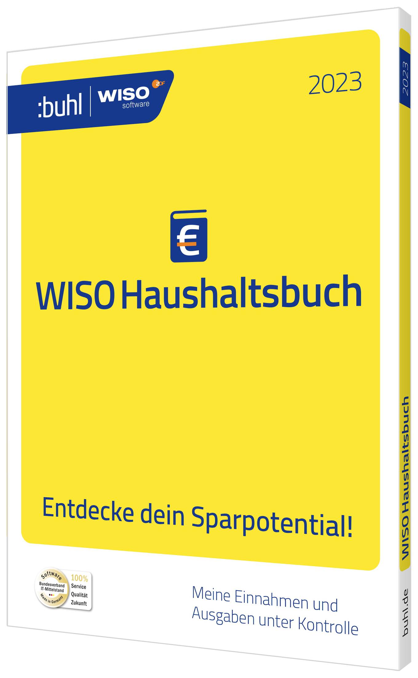 WISO Haushaltsbuch 2023 Vollversion, 1 Lizenz Windows Finanz-Software