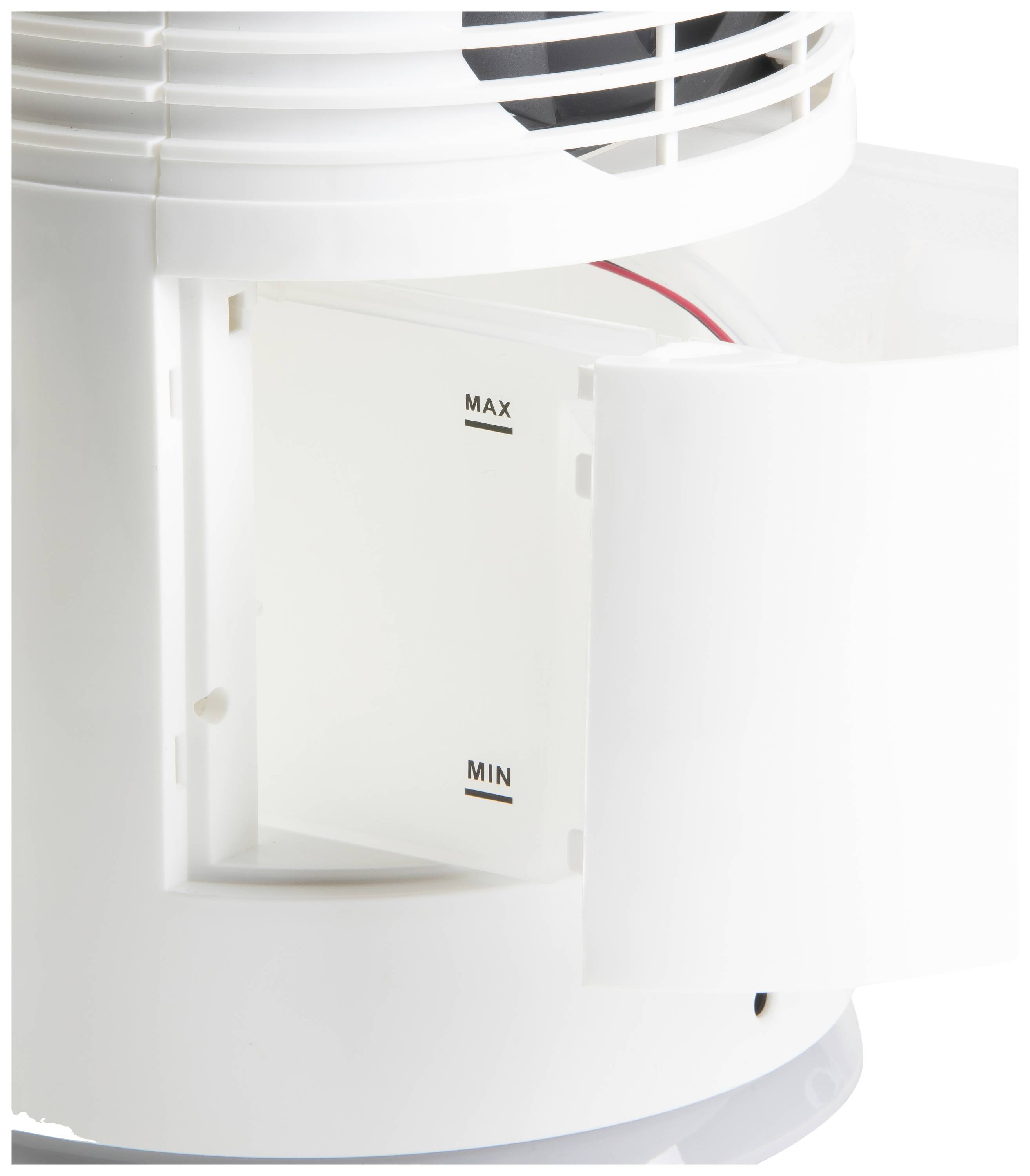 DOMO Air Cooler Chillizz Luftkühler 9.6W (Ø x H) 204mm x 380mm Weiß, Schwarz Timer, mit Luftbefeuchter, LED-Display