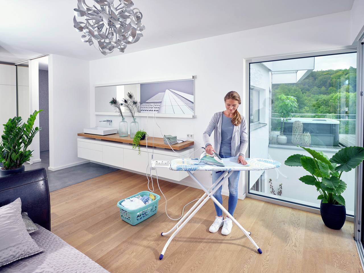 Leifheit Air Board M Compact Plus Jungle Bügelbrett 1 St.