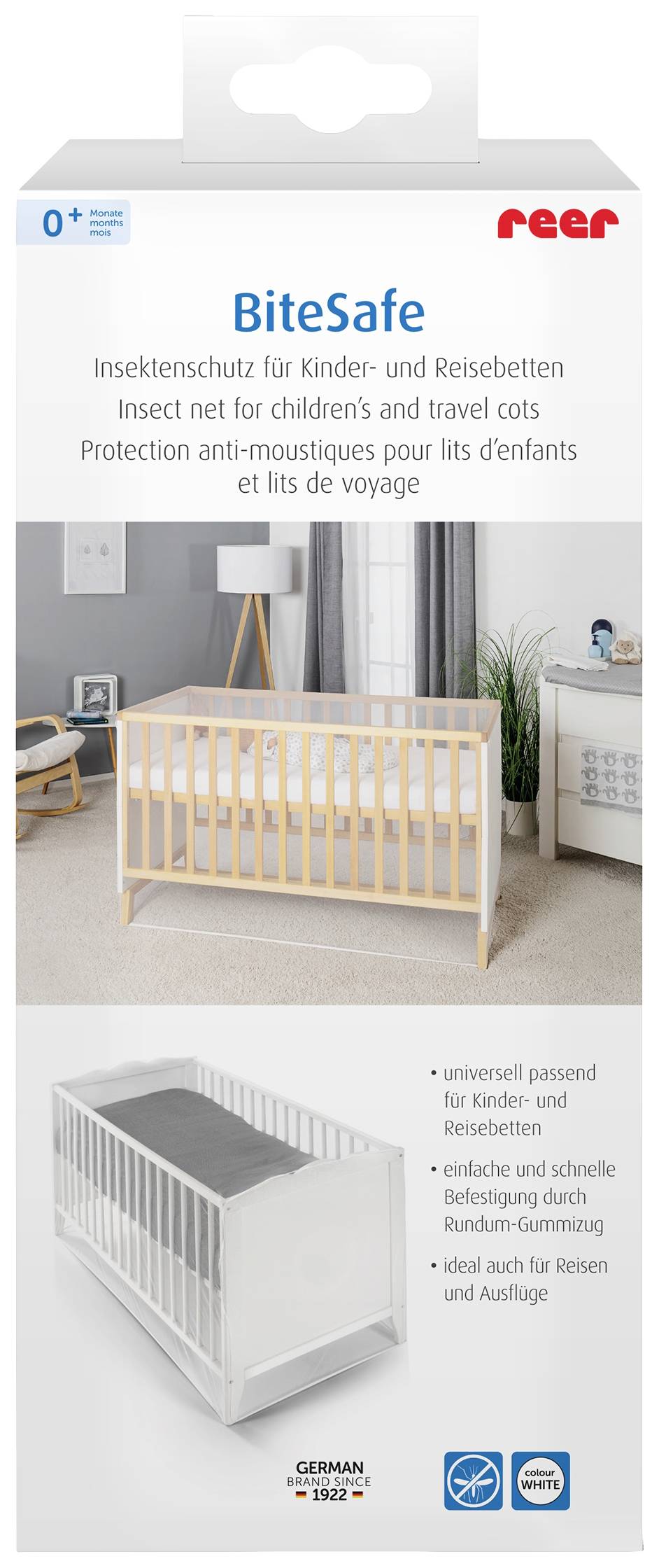 REER BiteSafe 87040 Moskitonetz Weiß 1 St.
