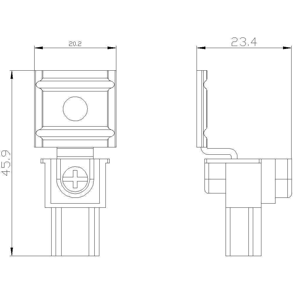 Siemens 8WH82033AA05 Hilfsleiteranschlussklemme 10 St.