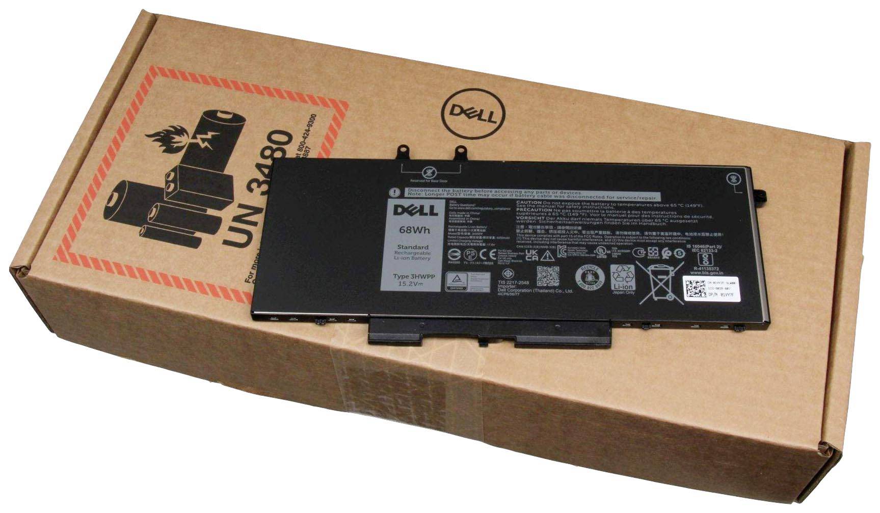 Dell Notebook-Akku 1VY7F 15.2V 4250 mAh