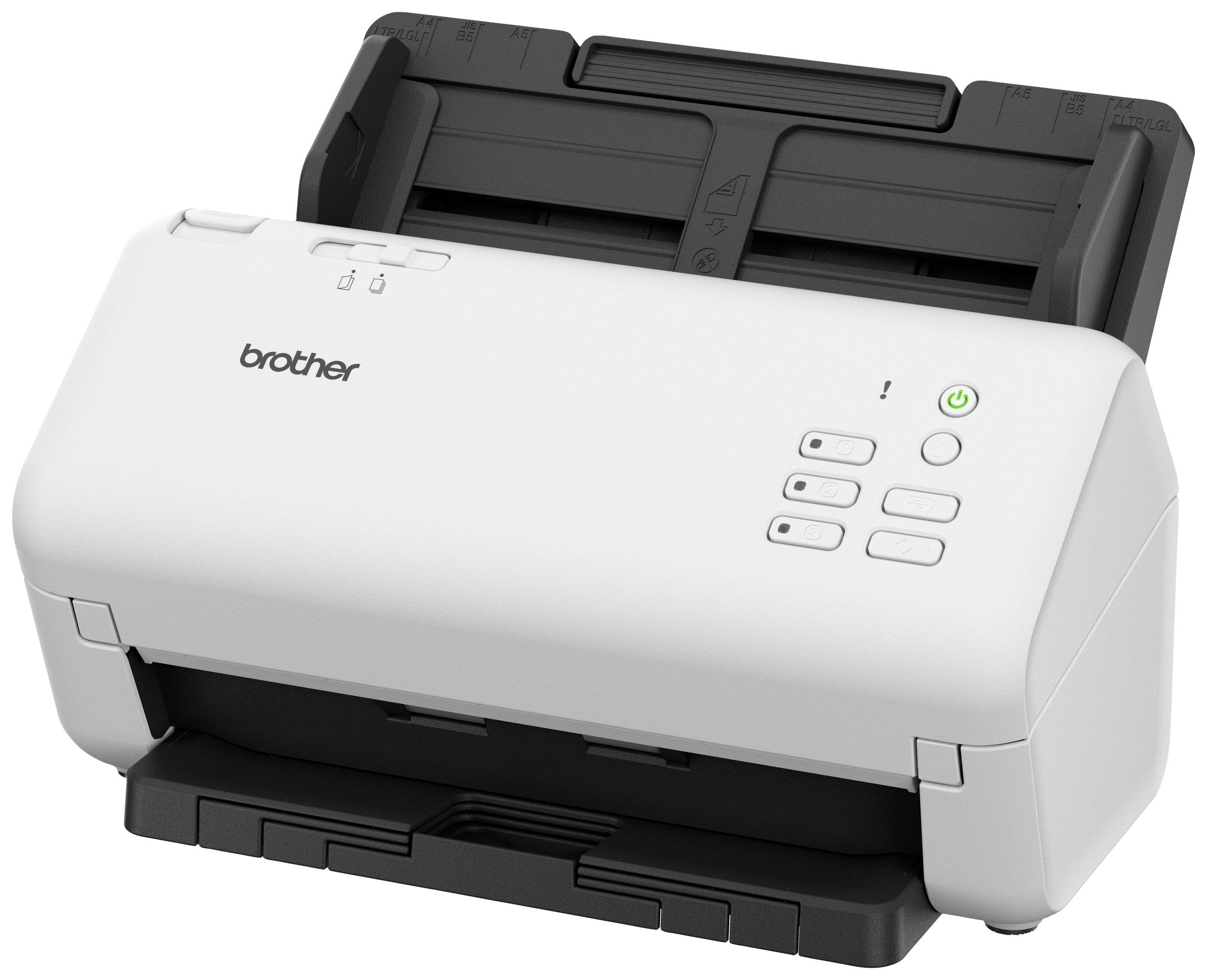 Brother ADS4300N Dokumentenscanner A4 600 x 600 40 Seiten/min USB-A (USB 3.2 Gen 1), Gigabit-LAN (1 Gbit/s), USB-A (USB 2.0)