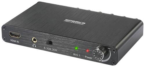 SpeaKa Professional AV, TV, Receiver Extraktor [HDMI - RCA] 3840 x 2160 Pixel, 4096 x 2160 Pixel