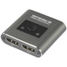 SpeaKa Professional SP-BDS-250 2 Port DisplayPort-Switch UHD 8K @ 60 Hz, UHD 4K @ 120 Hz