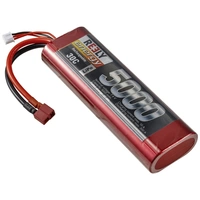 Reely Modellbau-Akkupack (LiPo) 7.4V 5000 mAh Zellen-Zahl: 2 30 C Stick Hardcase T-Stecksystem Reely Modellbau-Akkupack (LiPo) 7.4V 5000 mAh Zellen-Zahl: 2 30 C Stick Hardcase T-Stecksystem