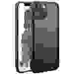 Vivanco Frosted Backcover Apple iPhone 14 Transparent, Schwarz Induktives Laden, Stoßfest