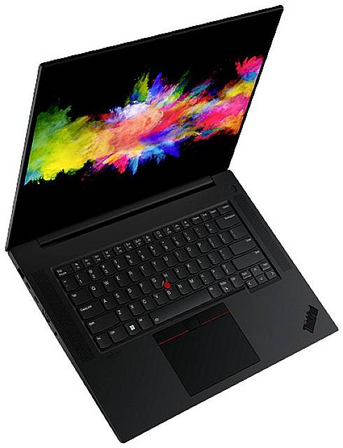 Lenovo Workstation Notebook ThinkPad P1 Gen5 40.6 cm (16 Zoll) WQUXGA Intel® Core™ i7 i7-12800H 32 GB RAM 1 TB SSD Deutsch, QWERTZ Schwarz