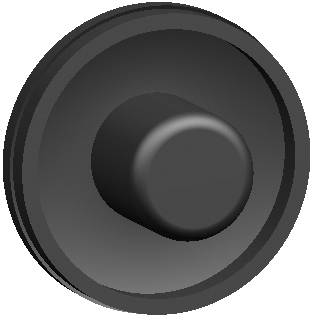 CONTA-CLIP KDS-VS-SR BK Verschlussstopfen Thermoplastisches Elastomer Schwarz