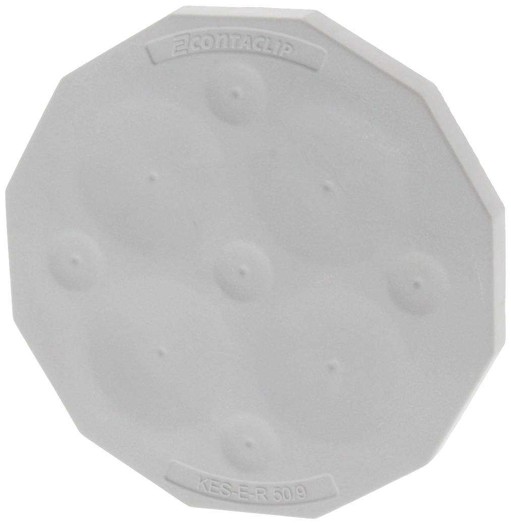 CONTA-CLIP KES-E-R 50/9A GR Kabeleinführung Plattenstärke (max.) 2.5mm Thermoplastisches Elastomer Grau