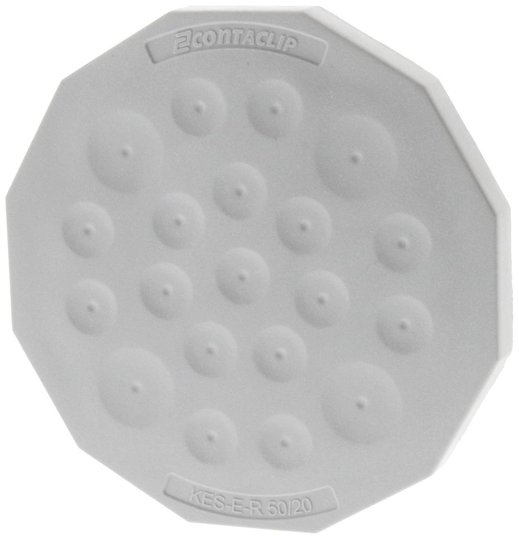 CONTA-CLIP KES-E-R 50/20A GR Kabeleinführung Plattenstärke (max.) 2.5mm Thermoplastisches Elastomer Grau