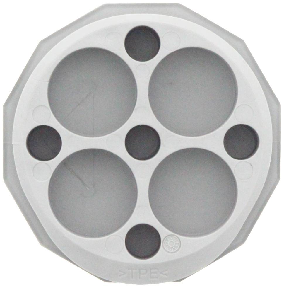 CONTA-CLIP KES-E-R 50/9 B GR Kabeleinführung Plattenstärke (max.) 4mm Thermoplastisches Elastomer Grau