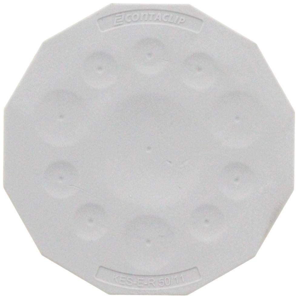 CONTA-CLIP KES-E-R 50/11 B GR Kabeleinführung Plattenstärke (max.) 4mm Thermoplastisches Elastomer Grau