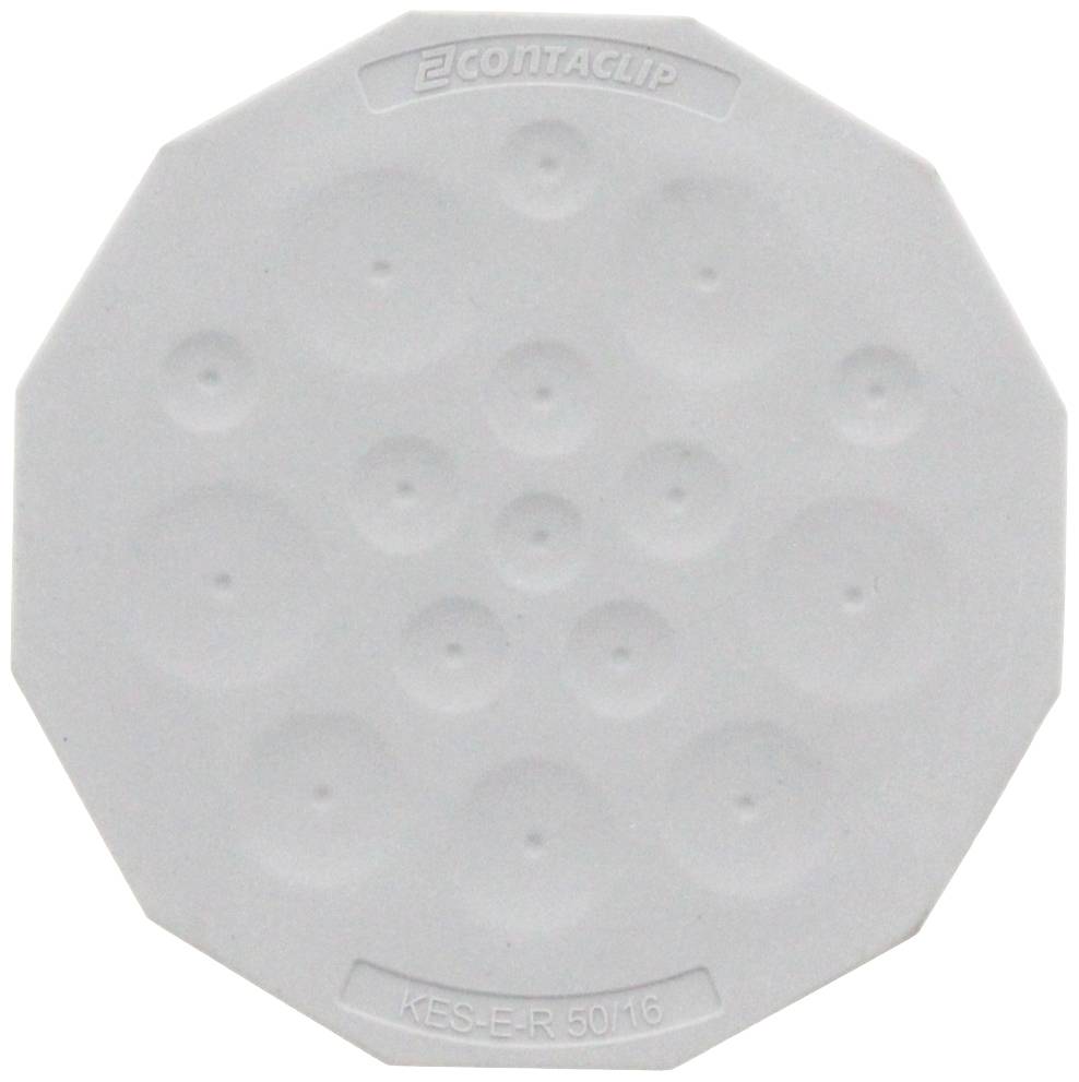 CONTA-CLIP KES-E-R 50/16 B GR Kabeleinführung Plattenstärke (max.) 4mm Thermoplastisches Elastomer Grau