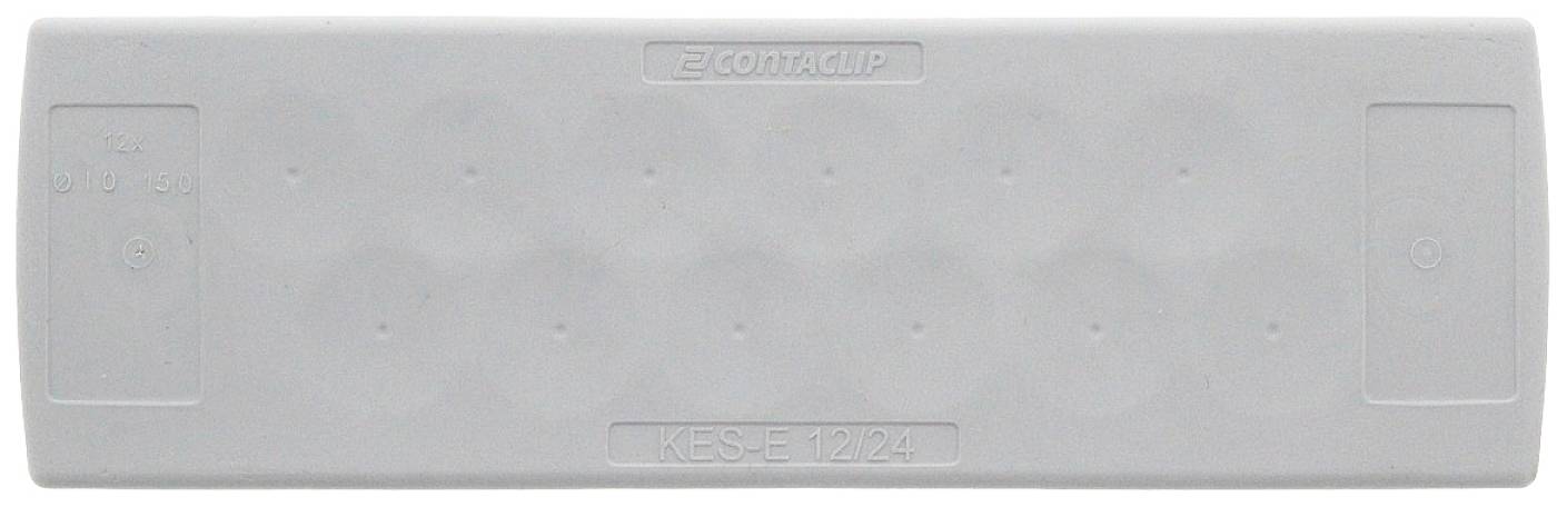 CONTA-CLIP KES-E 12/24A GR Kabeleinführung Plattenstärke (max.) 2.5mm Thermoplastisches Elastomer Grau