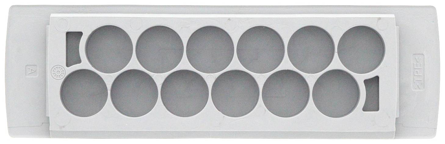 CONTA-CLIP KES-E 12/24A GR Kabeleinführung Plattenstärke (max.) 2.5mm Thermoplastisches Elastomer Grau