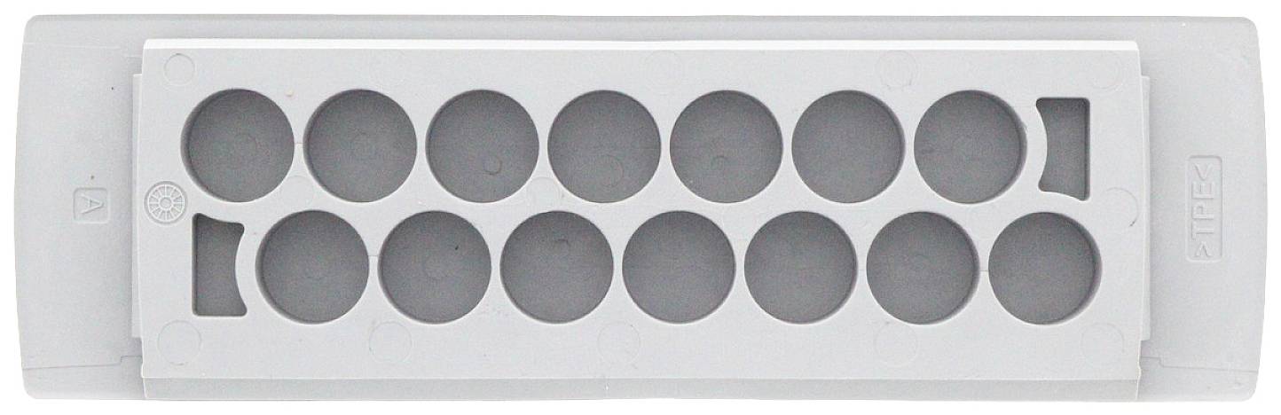 CONTA-CLIP KES-E 14/24A GR Kabeleinführung Plattenstärke (max.) 2.5mm Thermoplastisches Elastomer Grau