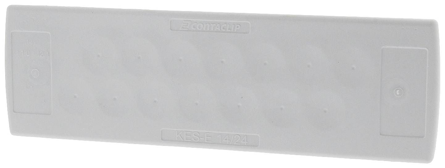 CONTA-CLIP KES-E 14/24A GR Kabeleinführung Plattenstärke (max.) 2.5mm Thermoplastisches Elastomer Grau