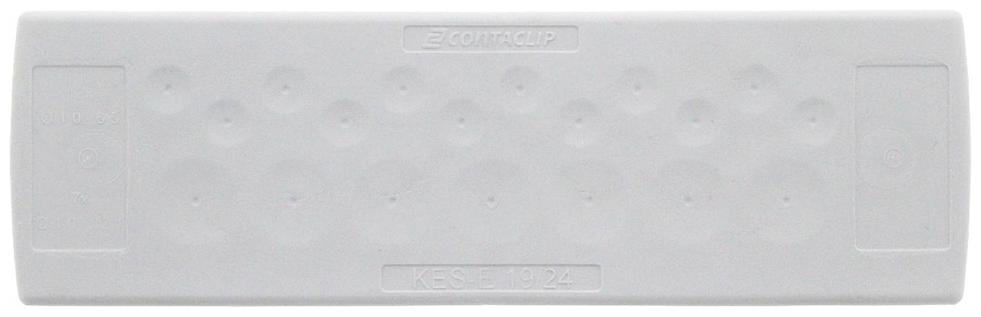 CONTA-CLIP KES-E 19/24A GR Kabeleinführung Plattenstärke (max.) 2.5mm Thermoplastisches Elastomer Grau