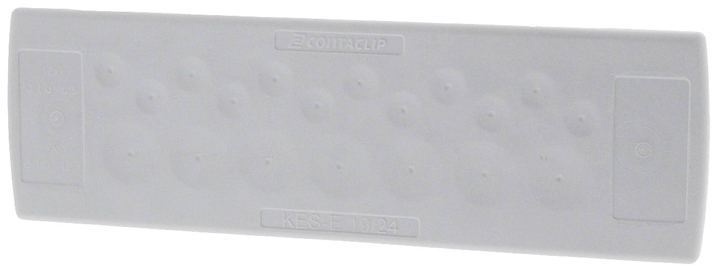 CONTA-CLIP KES-E 19/24A GR Kabeleinführung Plattenstärke (max.) 2.5mm Thermoplastisches Elastomer Grau