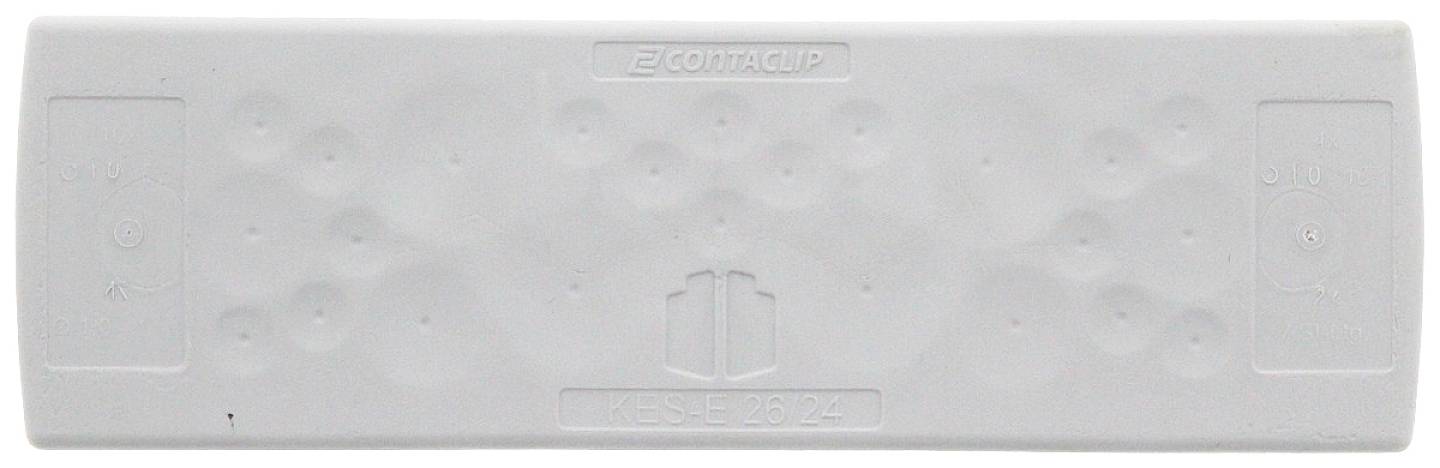 CONTA-CLIP KES-E 26/24A GR Kabeleinführung Plattenstärke (max.) 2.5mm Thermoplastisches Elastomer Grau