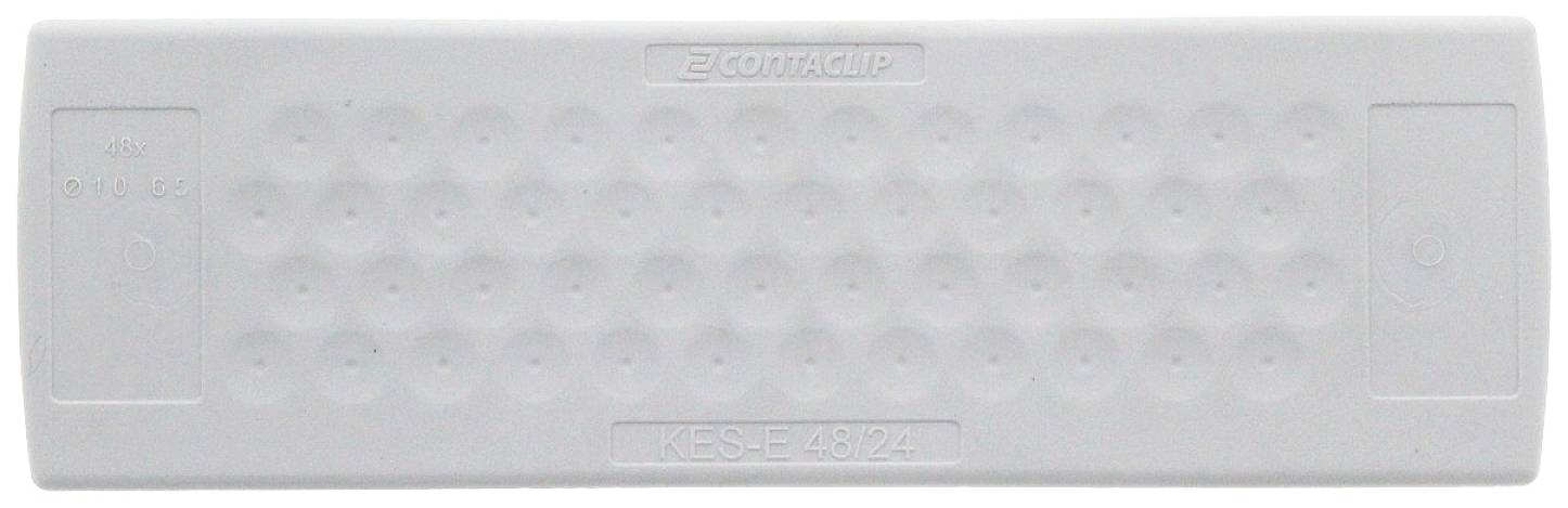 CONTA-CLIP KES-E 48/24A GR Kabeleinführung Plattenstärke (max.) 2.5mm Thermoplastisches Elastomer Grau