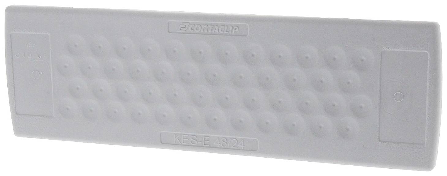 CONTA-CLIP KES-E 48/24A GR Kabeleinführung Plattenstärke (max.) 2.5mm Thermoplastisches Elastomer Grau