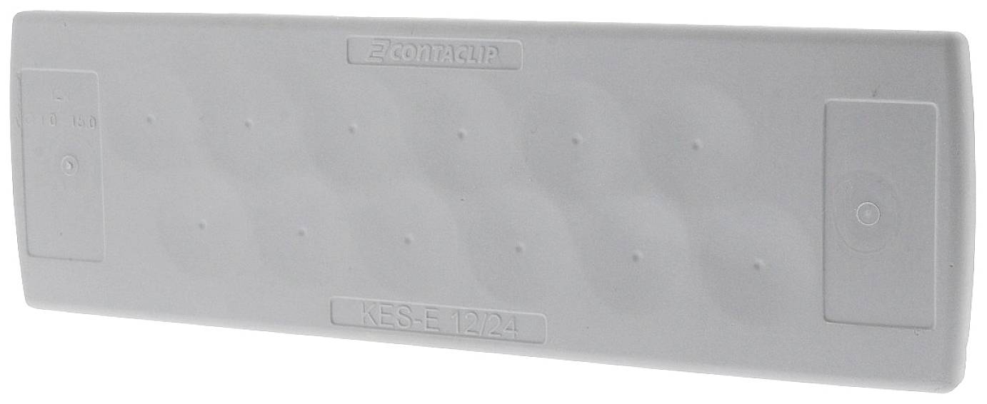 CONTA-CLIP KES-E 12/24 B GR Kabeleinführung Plattenstärke (max.) 4mm Thermoplastisches Elastomer Grau