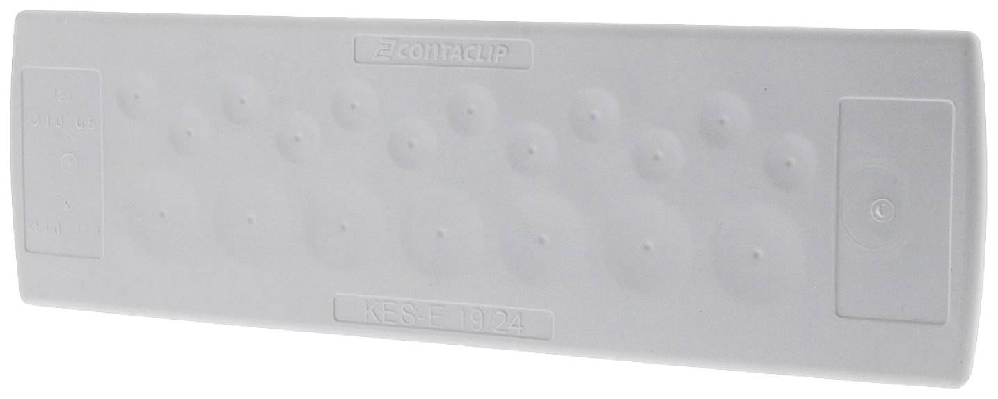 CONTA-CLIP KES-E 19/24 B GR Kabeleinführung Plattenstärke (max.) 4mm Thermoplastisches Elastomer Grau