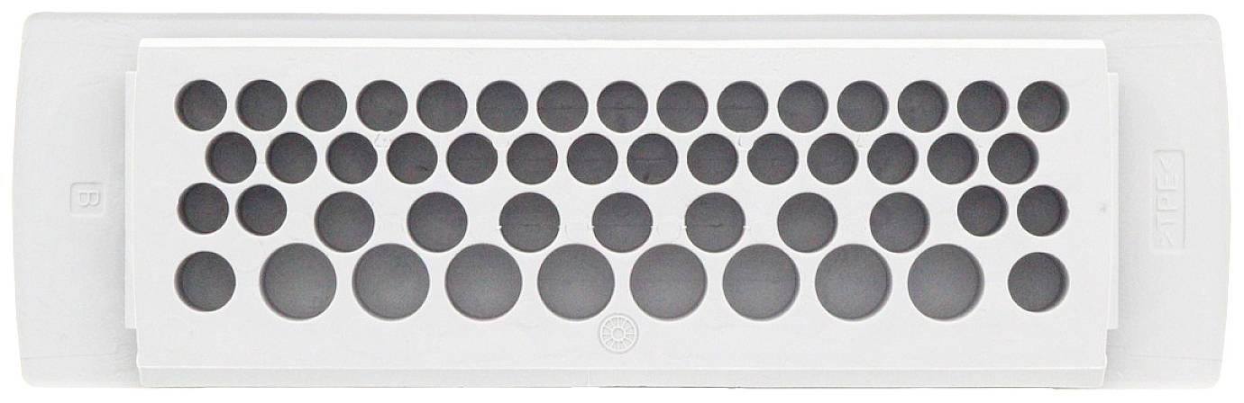 CONTA-CLIP KES-E 50/24 B GR Kabeleinführung Plattenstärke (max.) 4mm Thermoplastisches Elastomer Grau