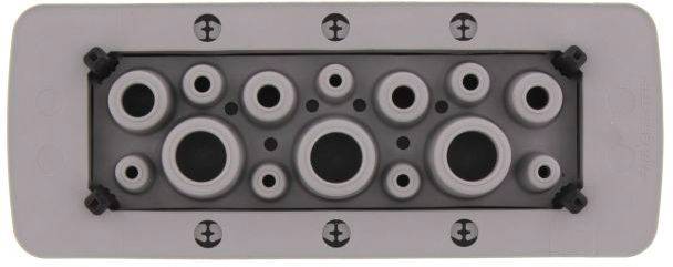 CONTA-CLIP KES-R 14/24 GR Kabeleinführung Plattenstärke (max.) 2mm Polyamid 6.6 Grau