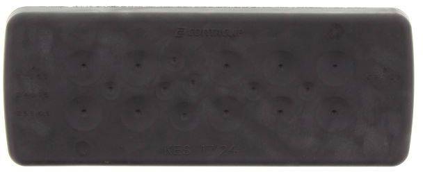 CONTA-CLIP KES-R 17/24 BK Kabeleinführung Plattenstärke (max.) 2mm Polyamid 6.6 Schwarz