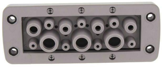 CONTA-CLIP KES 14/24 GR Kabeleinführung Polyamid 6.6 Grau