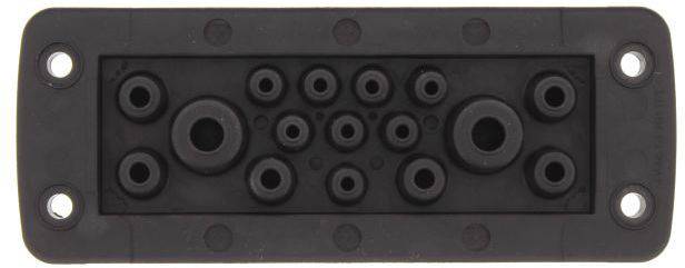 CONTA-CLIP KES 16/24 BK Kabeleinführung Polyamid 6.6 Schwarz