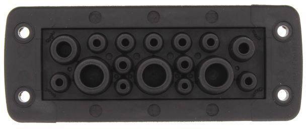 CONTA-CLIP KES 16-1/24 BK Kabeleinführung Polyamid 6.6 Schwarz