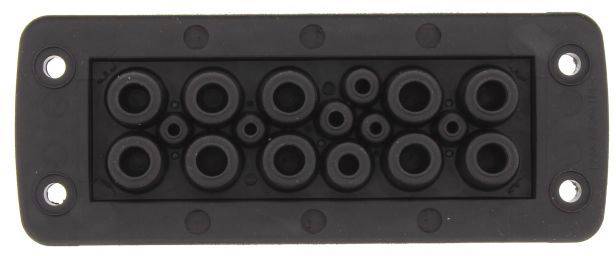 CONTA-CLIP KES 17/24 BK Kabeleinführung Polyamid 6.6 Schwarz