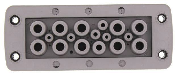 CONTA-CLIP KES 17/24 GR Kabeleinführung Polyamid 6.6 Grau