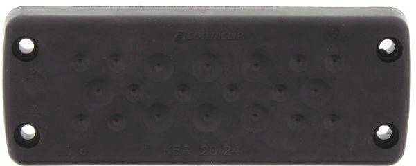 CONTA-CLIP KES 20/24 BK Kabeleinführung Polyamid 6.6 Schwarz