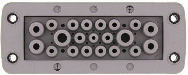 CONTA-CLIP KES 21/24 GR Kabeleinführung Polyamid 6.6 Grau