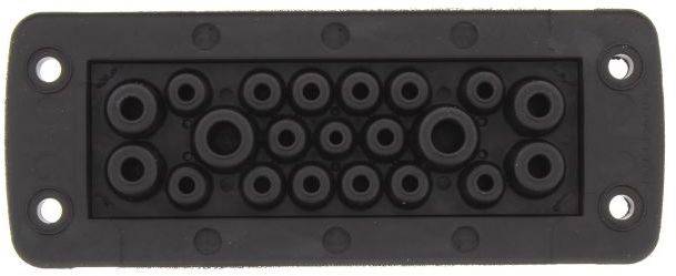 CONTA-CLIP KES 21/24 BK Kabeleinführung Polyamid 6.6 Schwarz