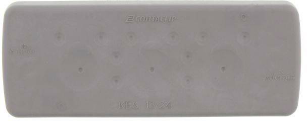 CONTA-CLIP KES-GB 13/24 GR Kabeleinführung Plattenstärke (max.) 2mm Polyamid 6.6 Grau