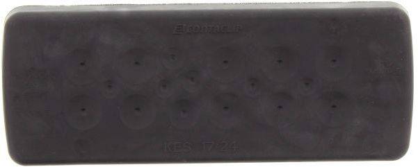 CONTA-CLIP KES-GB 17/24 BK Kabeleinführung Plattenstärke (max.) 2mm Polyamid 6.6 Schwarz