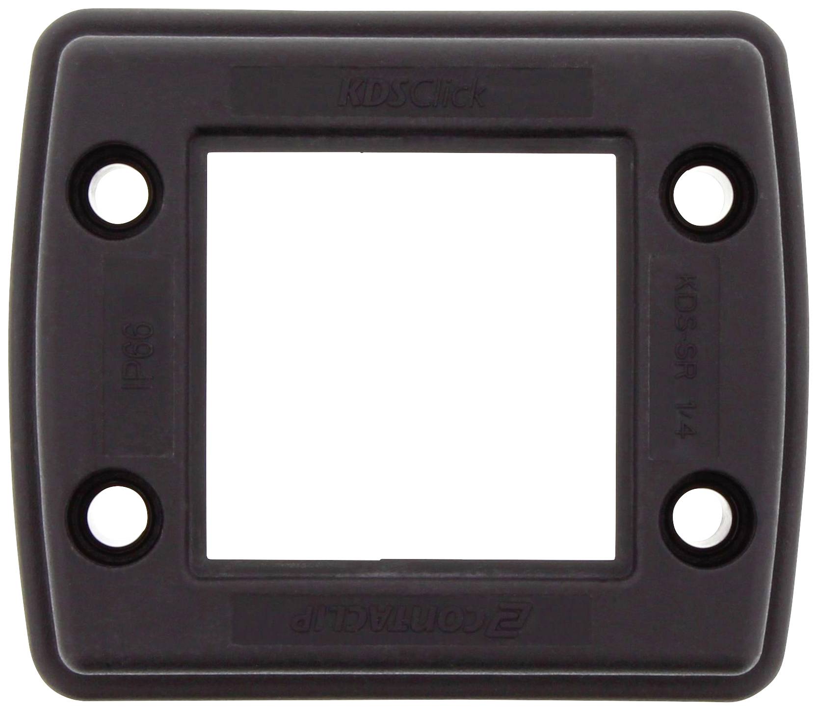 CONTA-CLIP KDS-SR 1-4 BK Kabeldurchführung Polyamid 6.6 Schwarz 1St.