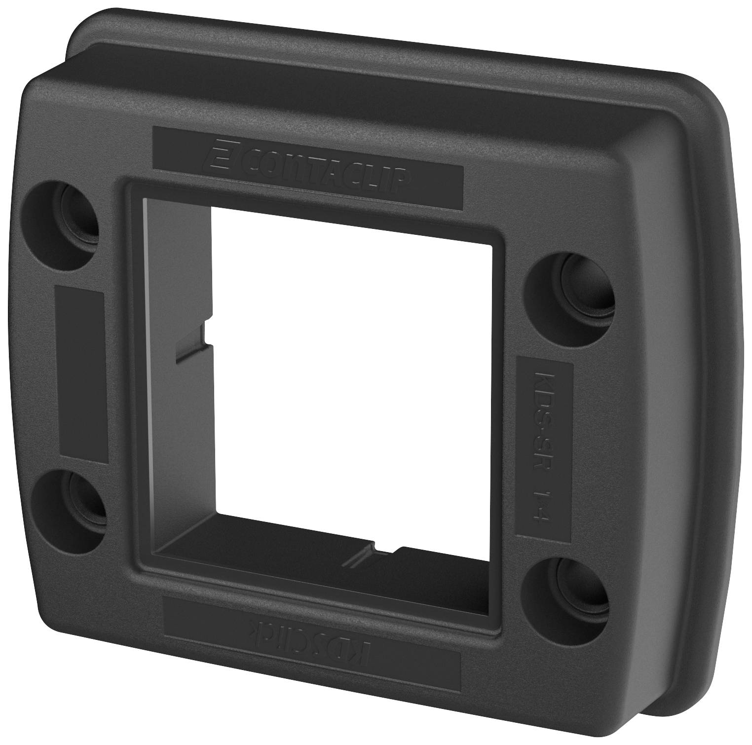 CONTA-CLIP KDS-SR 1-4 BK Kabeldurchführung Polyamid 6.6 Schwarz 1St.