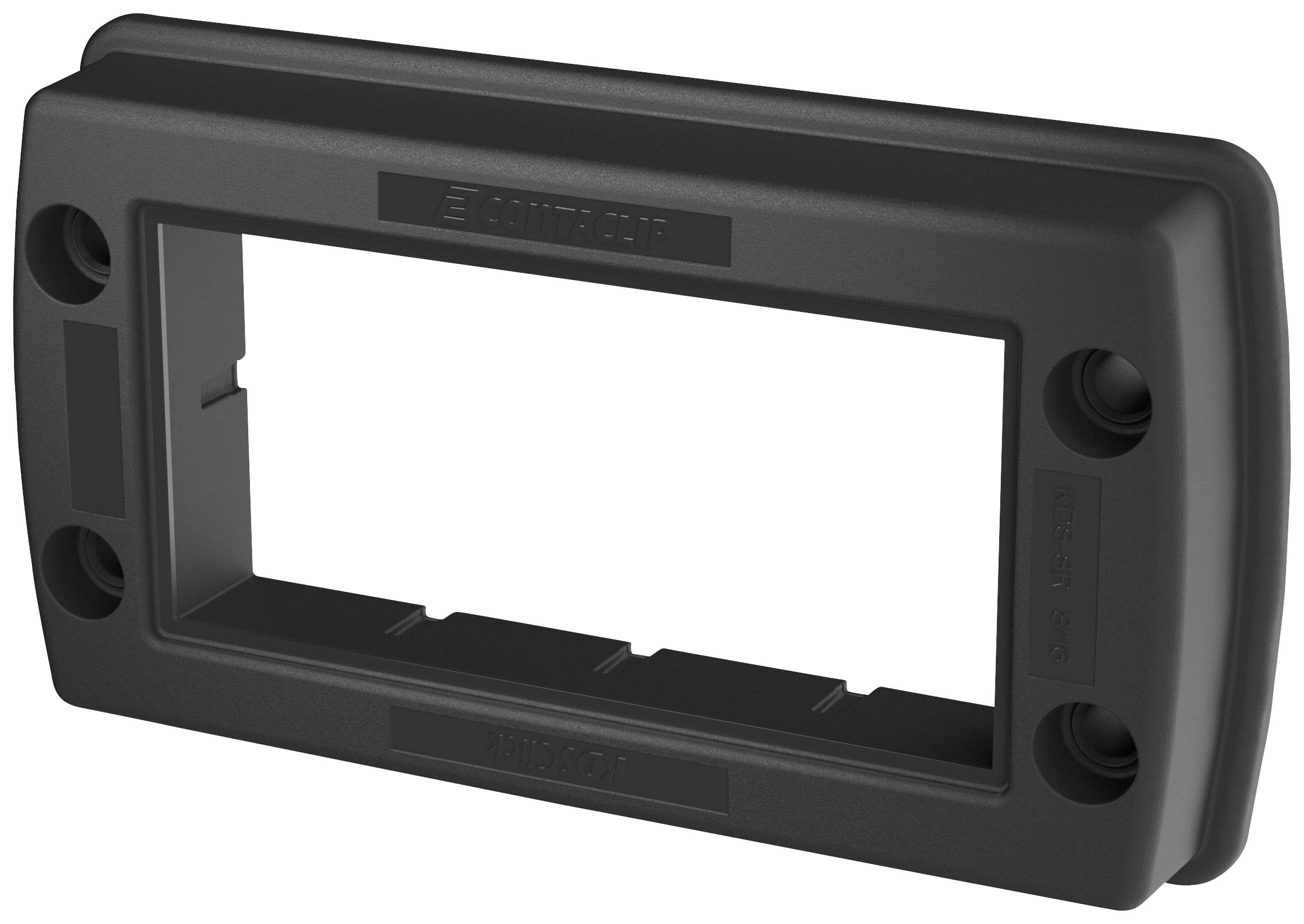 CONTA-CLIP KDS-SR 8/16 BK Kabeldurchführung Polyamid 6.6 Schwarz 1St.