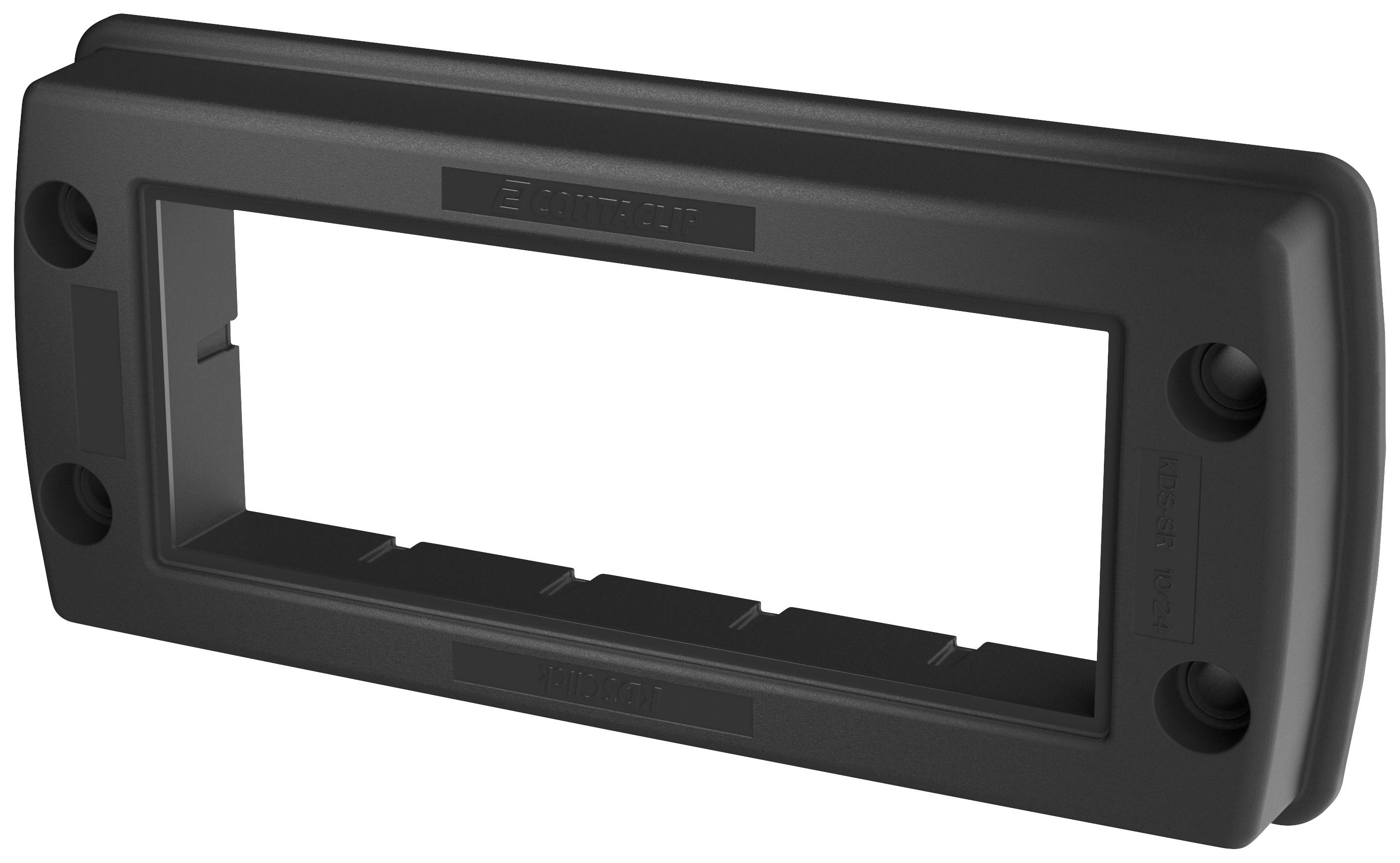 CONTA-CLIP KDS-SR 10/24 BK Kabeldurchführung Polyamid 6.6 Schwarz 1 St.